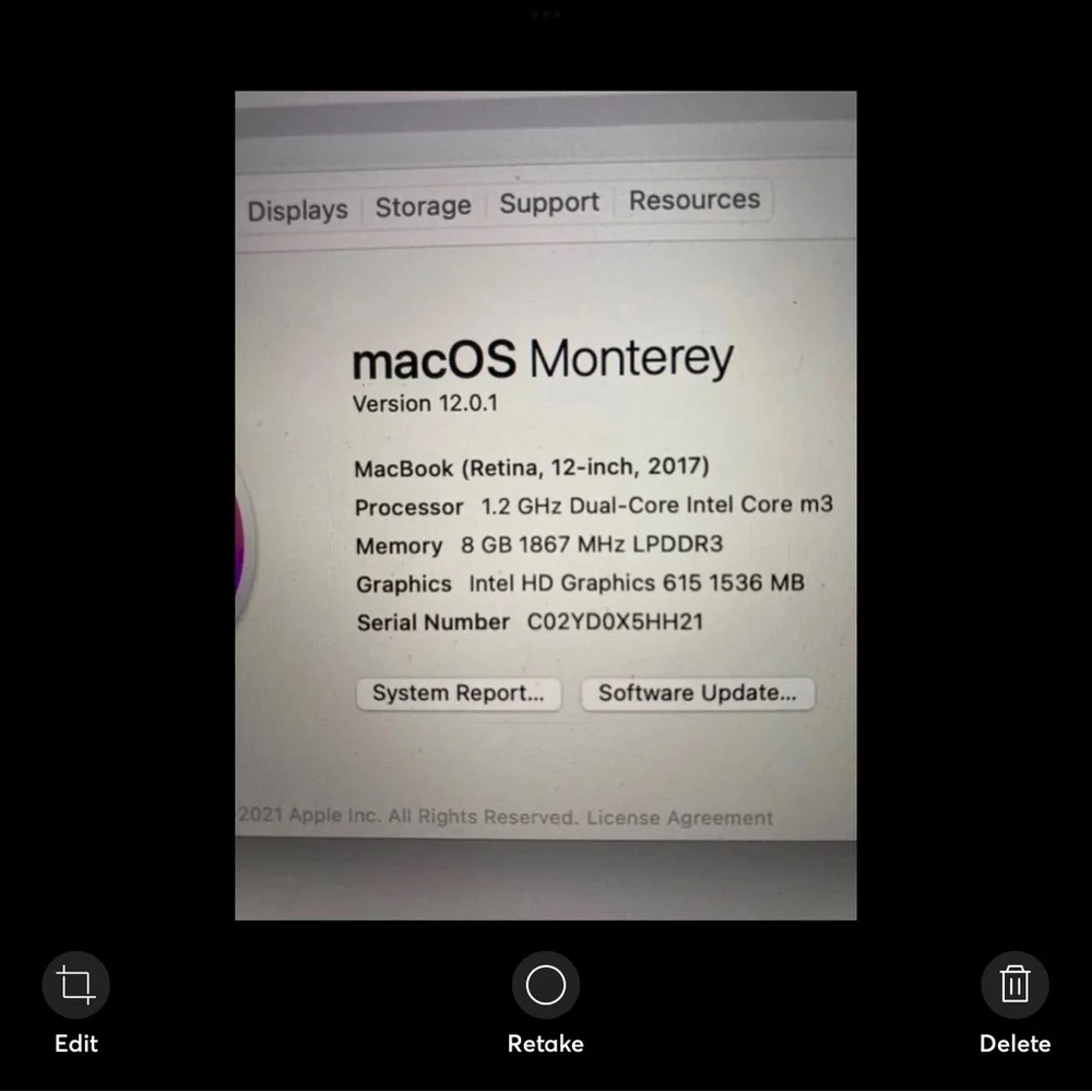 Apple MacBook - Silver
